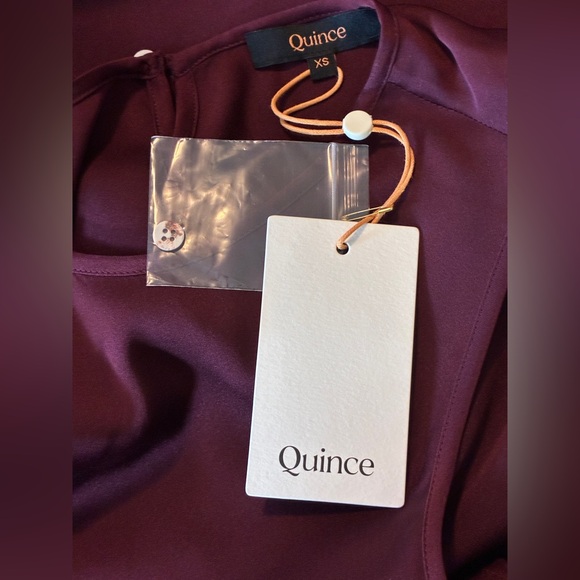 Quince Washable Stretch Silk Tank Midi Dress in Wine Tasting Size XS - Picture 7 of 13